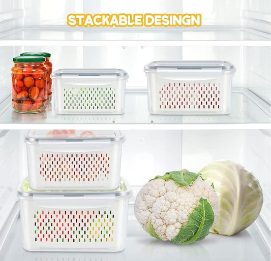 Kitchen Food Storage Containers Set – Pack of 2