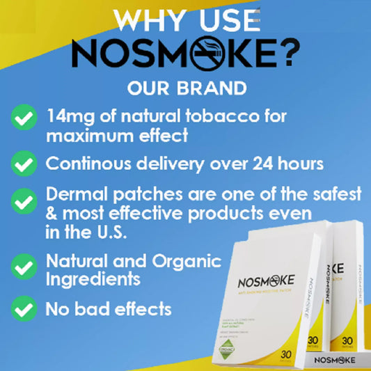 eKartso, Anti-Smoking Nicotine Patch – 24-Hour Craving Relief (Pack of 10)