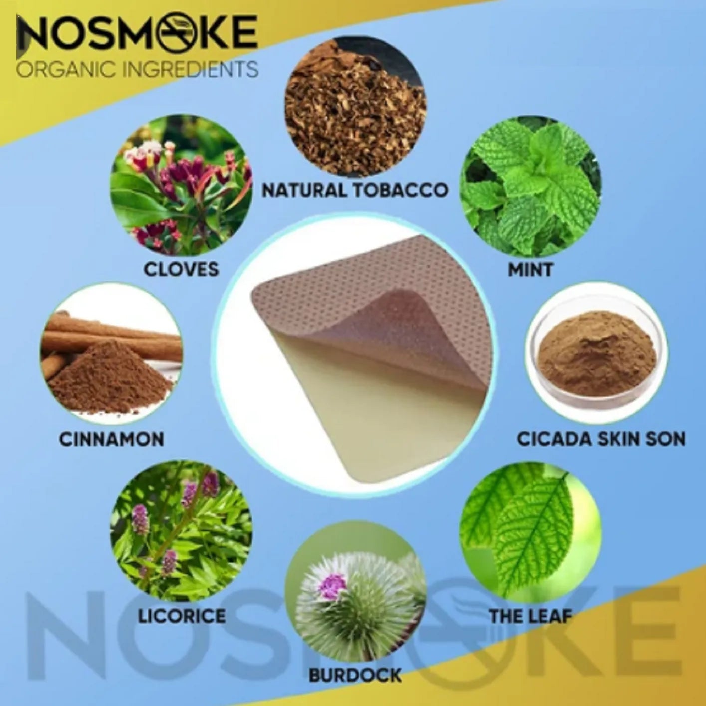 eKartso, Anti-Smoking Nicotine Patch , Nosmoke(Pack of 10)