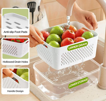 Kitchen Food Storage Containers Set – Pack of 2