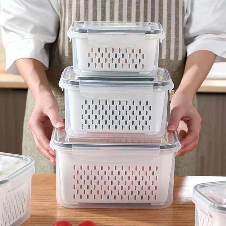 Kitchen Food Storage Containers Set – Pack of 2