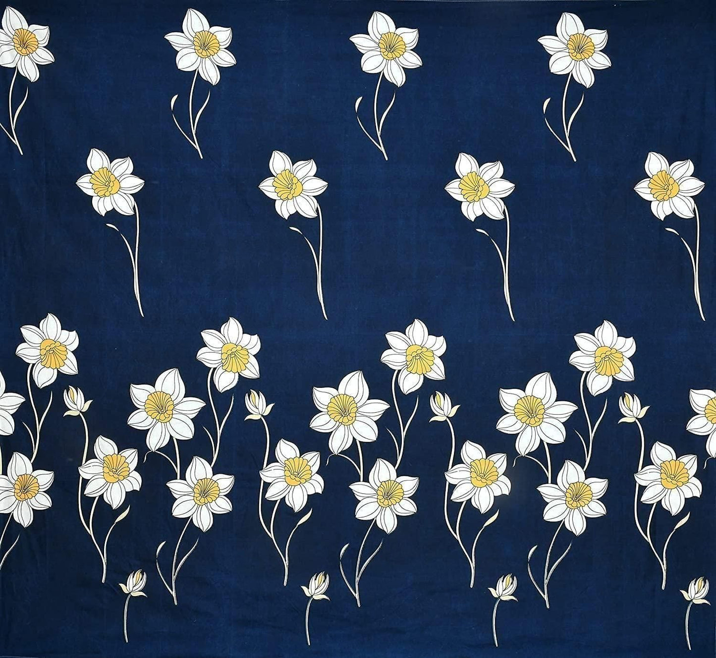 Snooze Glace Cotton Elastic Fitted Bedsheet for Queen Size Bed with 2 Pillow Covers