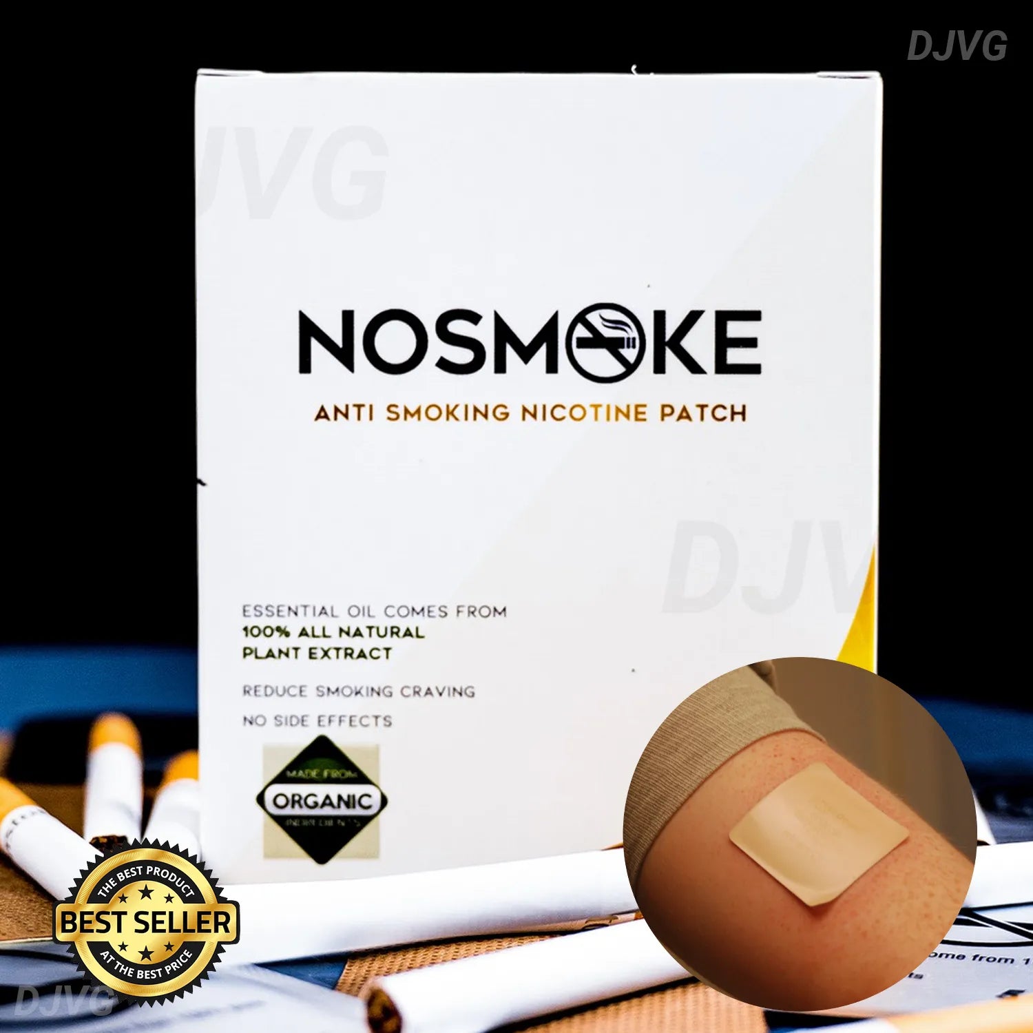 eKartso, Anti-Smoking Nicotine Patch  (Pack of 10)